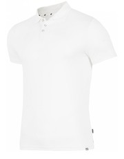 T-shirt - koszulka męska [T4L16-TSMF005] Koszulka polo fitness TSMF005 - biały - - 4f.com.pl